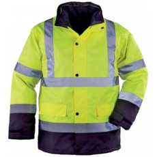 egyéb Kabát Roadway PE 4:1 steppelt bélelt kék/sárga 3XL