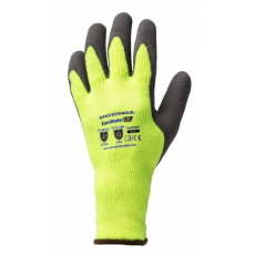 egyéb Kesztyû Eurowinter téli latex mártással gumírozott mandzsetta zöld/fekete 9