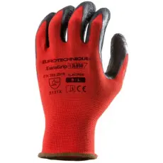 egyéb Kesztyű Eurolite 13L850 tenyerén latex mártott piros 6