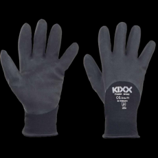 egyéb Kesztyű Kixx Frozen (6PR)nylon/latex fekete 11