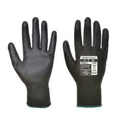 egyéb Kesztyű munkavédelmi (szerelő) PORTWEST 8-as M fekete tenyéren mártott