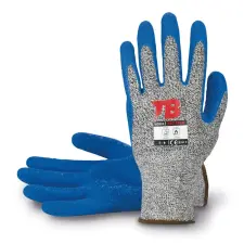 egyéb Kesztyű Tb 487Tfln szürke/kék 9 védőkesztyű