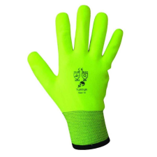 egyéb Kesztyű Turtur PVC téli nylon mártott, sárga, 11 védőkesztyű