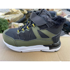 egyéb Kisfiú téli bundás bokacipő