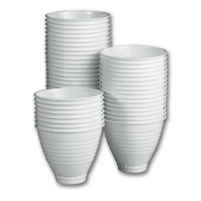 EGYÉB KÜLFÖLDI PP 7359 2dl 100 db/csomag fehér műanyag pohár party kellék