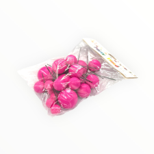 egyéb Különböző méretű gömb tortadísz, műanyag, pink, 20db sütés és főzés