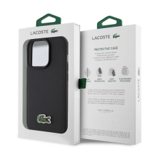 egyéb Lacoste Iconic Petit Pique iPhone 15 Pro Max Tok - Fekete/Mintás (LCHMP15XPVCK) tok és táska