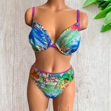 egyéb Lila szegélyes bikini gyerek fürdőruha