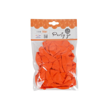 egyéb Lufi 25cm narancssárga 50db/csomag party kellék