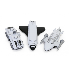 egyéb MalBlo Magnetic Űrjármű készlet - Fehér (0318) autópálya és játékautó