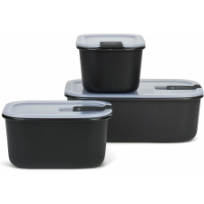 egyéb Mepal EasyClip Műanyag ételtároló készlet fekete (3 db / csomag) (106180041100) uzsonnás doboz
