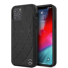 egyéb Mercedes Apple iPhone 12/12 Pro Műanyag Tok - Fekete (MEHCP12MDIQBK) tok és táska