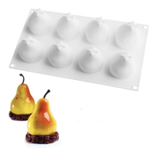 egyéb Monodesszert forma, szilikon, körte, 8db sütés és főzés