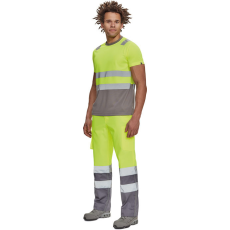 egyéb MONZON Hi-Vis ru. póló sárga/szürke M