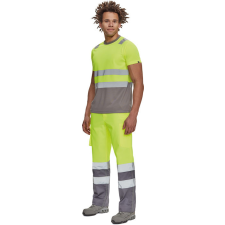egyéb MONZON Hi-Vis ru. póló sárga/szürke XL munkaruha
