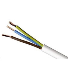 egyéb MTK Kábel 3x 1,0 Fehér H05VV-F kábel és adapter