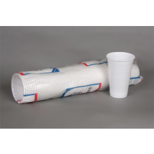 egyéb Műanyag pohár, 3 dl, 50 db, fehér papírárú, csomagoló és tárolóeszköz