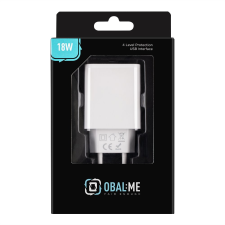egyéb OBAL:ME 18W1UWH USB-A Hálózati töltő - Fehér (18W) (18W1UWH) mobiltelefon kellék
