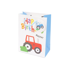 egyéb Papírtasak - Boldog Születésnapot! - Traktorok - M-es ajándéktasak