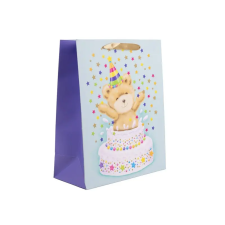egyéb Papírtasak maci tortában 26*32 ajándéktasak