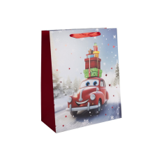 egyéb Papírtasak piros autó 18x23 ajándéktasak