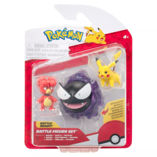 egyéb Pokémon 3 db-os gyűjthető figura csomag - Magby/Pikachu/Gastly (PKW4082) játékfigura