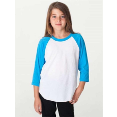 egyéb Póló American Apparel gyerek, white/red, 8