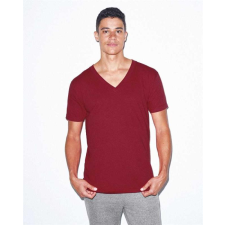 egyéb Póló American Apparel v-nyakú unisex, cranberry, L munkaruha