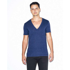 egyéb Póló American Apparel v-nyakú unisex, tri-cranberry, L munkaruha