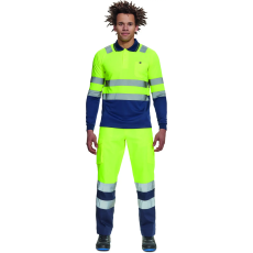 egyéb Póló Leon Hi-Vis hosszú ujjú sárga/navy 3XL