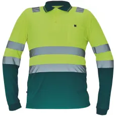 egyéb Póló Leon Hi-Vis hosszú ujjú sárga/zöld L