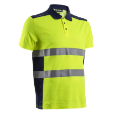 egyéb Póló Oki rövid ujjó galléros Hi-Viz sárga/sötétkék 3XL