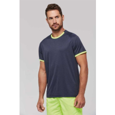 egyéb Póló Proact Performance (150g/m2) férfi, navy heather/fluorescent yellow, M