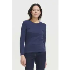 egyéb Póló Sols hosszú ujjú női, dark khaki, M munkaruha