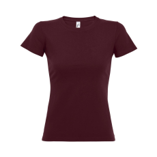 egyéb Póló Sols Imperial női kerek nyakrész női, burgundy, 2XL