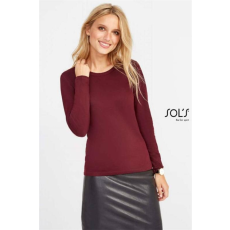 egyéb Póló Sols Majestic női kereknyakú hosszú ujjú, deep black, M