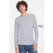 egyéb Póló Sols Marine férfi férfi, white/navy, L munkaruha
