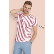 egyéb Póló Sols Miles férfi férfi, white/red, XL munkaruha
