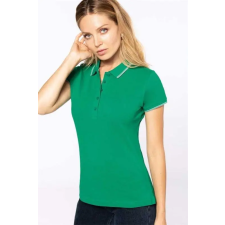 egyéb Pólóing Kariban női rövid ujjú női, white/navy/red, M munkaruha