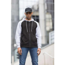 egyéb Pulóver Just Hoods baseball unisex, oxford navy/heather grey, M munkaruha