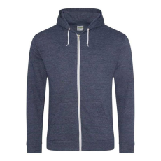 egyéb Pulóver Just Hoods női kapucnis cipzáras unisex (52%pamut 48%poliészter) grey heather, S