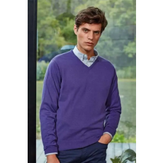 egyéb Pulóver Premier férfi v-nyakú kötött férfi, red, L