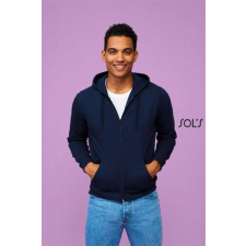 egyéb Pulóver Sols Stone unisex cipzáras, grey melange, M munkaruha