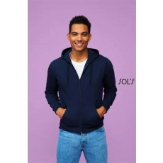 egyéb Pulóver Sols Stone unisex cipzáras unisex, charcoal melange, XS