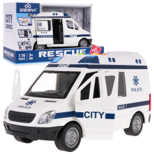 egyéb Ramiz Rendőrautó hang- és fényhatásokkal - Fehér/kék autópálya és játékautó