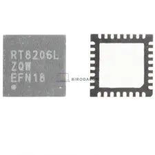 egyéb Richtek RT8206LZQW / RT8206MGQW gyári tápvezérlő IC (WQFN-32L5x5) laptop alkatrész