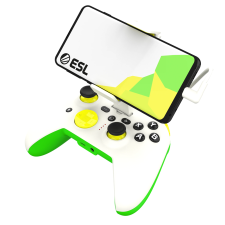 egyéb RiotPWR ESL Gaming Controller - Fehér/Zöld (Android) videójáték kiegészítő