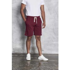 egyéb Rövidnadrág Just Hoods unisex, burgundy, M munkaruha