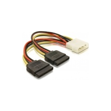 egyéb SATA tápkábel átalakító molex -> 2x SATA kábel és adapter