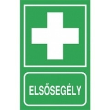egyéb Sorozattábla ELSŐSEGÉLYHELY információs címke